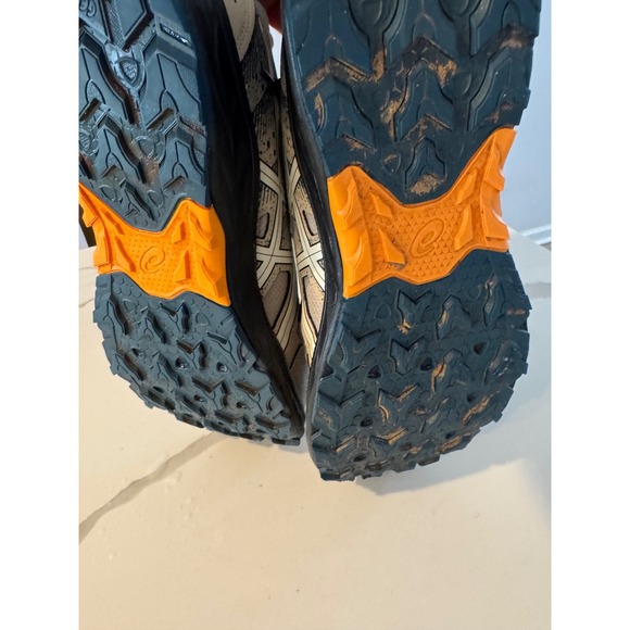 Asics Gel-Venture 9 Mens Trail Running Shoes Grey Black Orange Size 12 - Picture 6 of 10